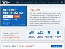 Tablet Screenshot of carinsurance.org